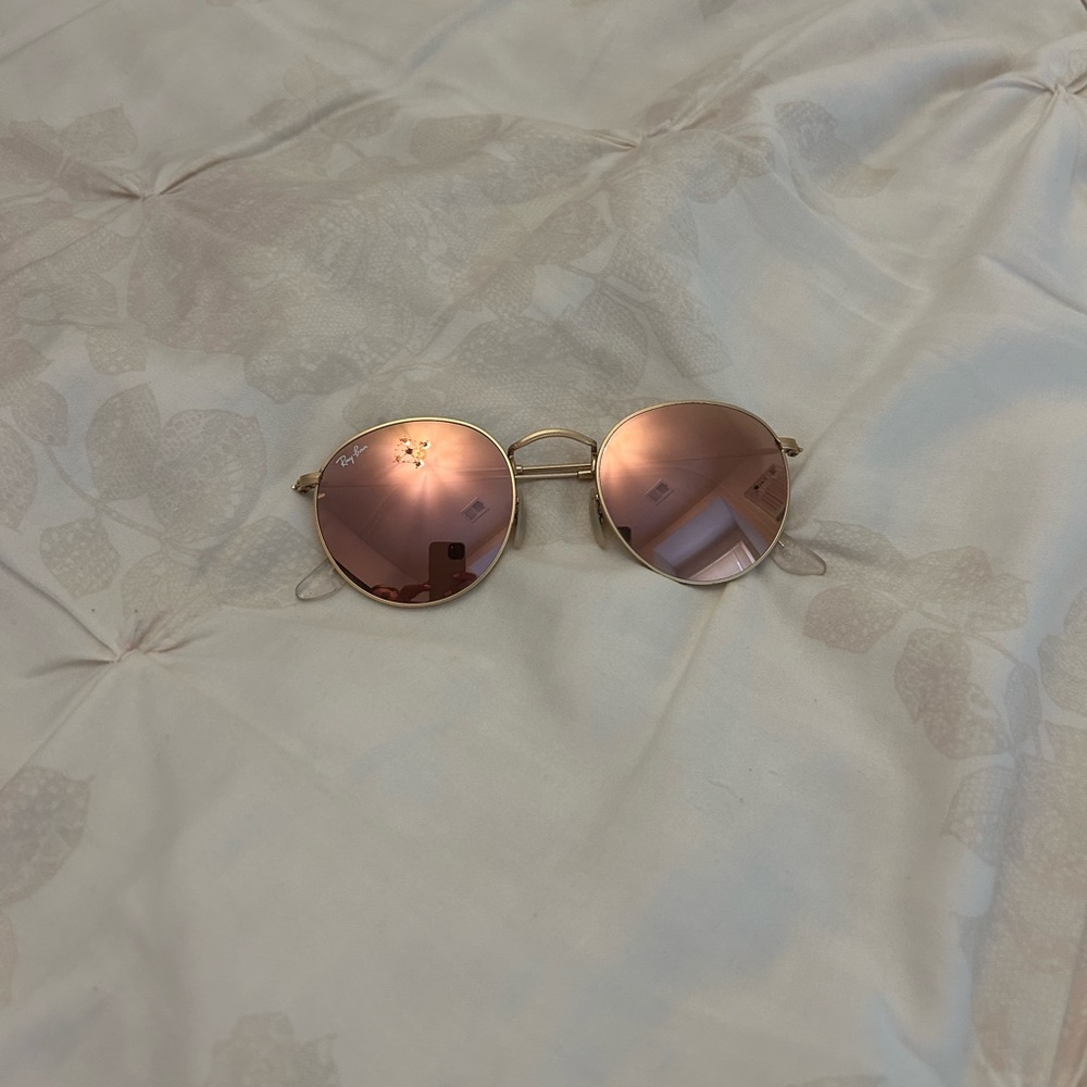 Rose gold circle ray ban (for more child size)